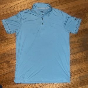 Medium light blue Puma polo